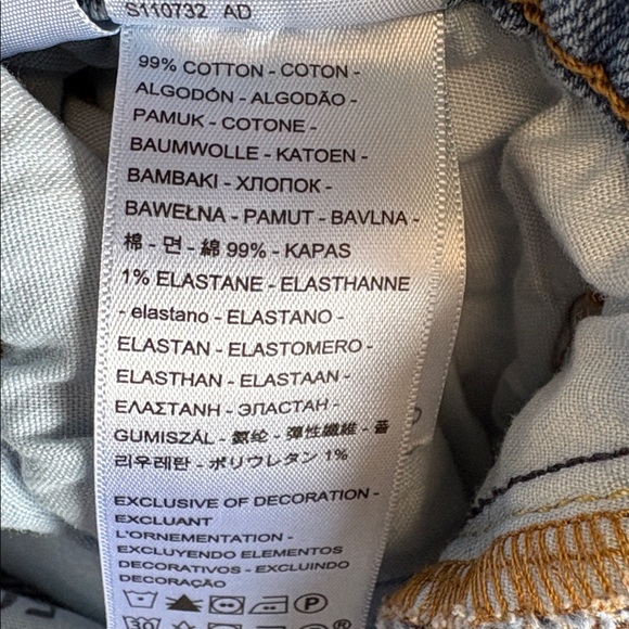 Levi’s 501 Jeans Size W27 L26 Button-fly - Picture 5 of 10